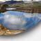 Designart - Lake with Pine Trees Reflecting Sky' Extra Large Landscape Metal Circle Wall Art